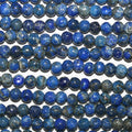 13 "St Lapis Lazuli Smooth Round Beads 5mm.-Strand 33cm.