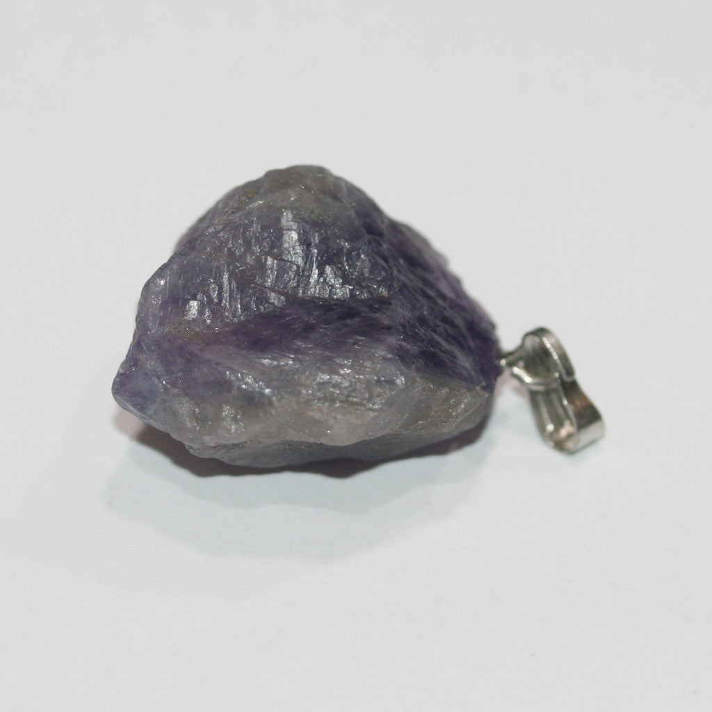 Pendentif en pépite d'améthyste non polie, environ 20-25 mm (1 pièce).