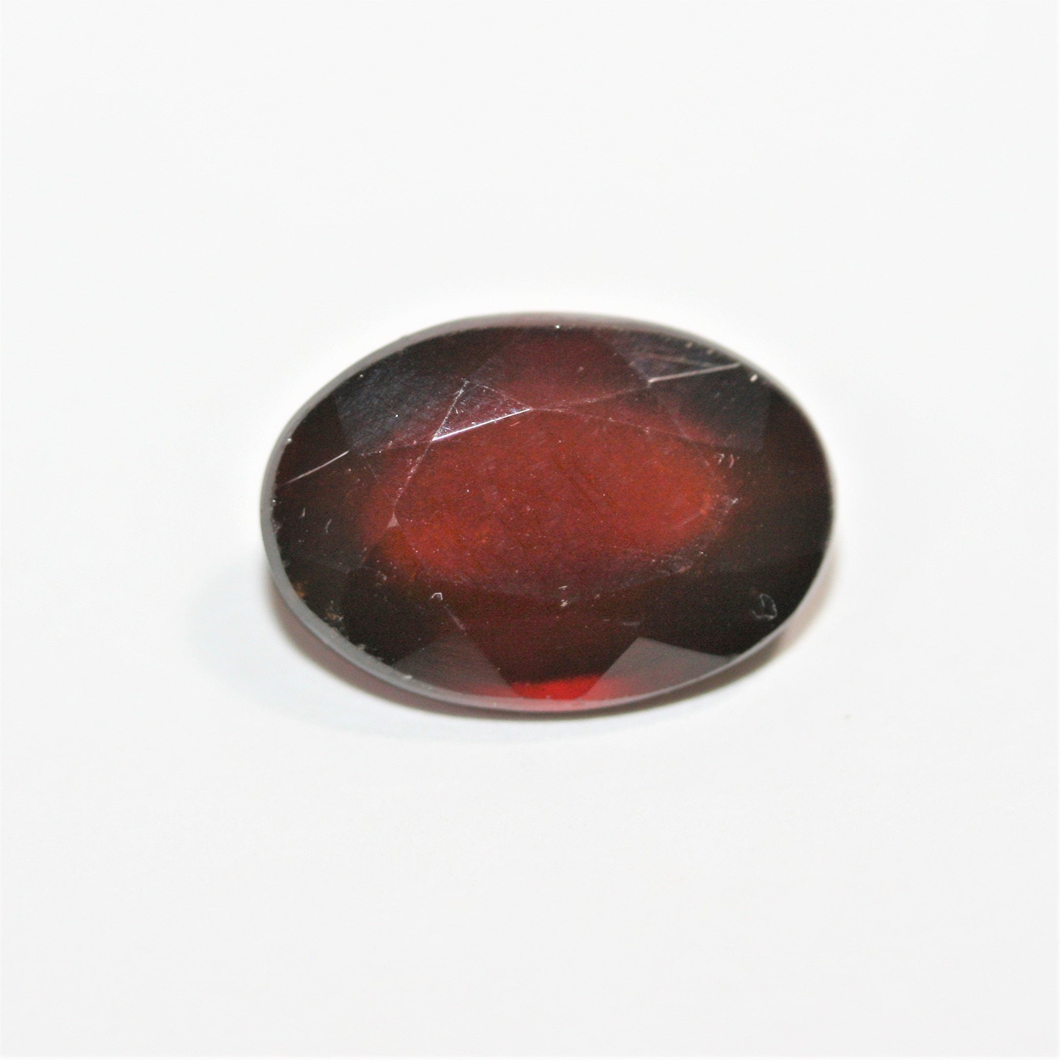 Grenat hessonite AAA de qualité supérieure, taille ovale, 15 x 10,9 mm (9,5 ct) - Perles et cabochons de pierres précieuses