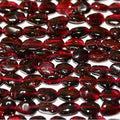 14" St Garnet Smooth Oval Beads 8x6mm. Approx. -Strand 36cm