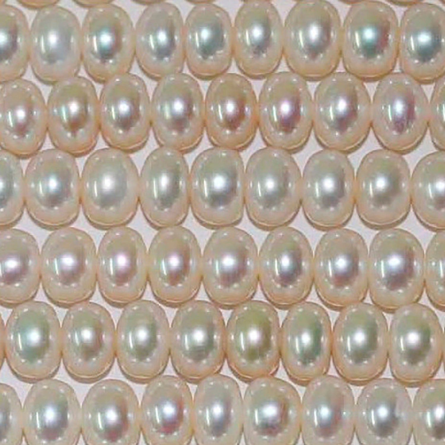 Perles rondelles d'eau douce de 35,5 cm (14 pouces), 7-8 mm, rang de 36 cm. Perles naturelles à prix de gros.