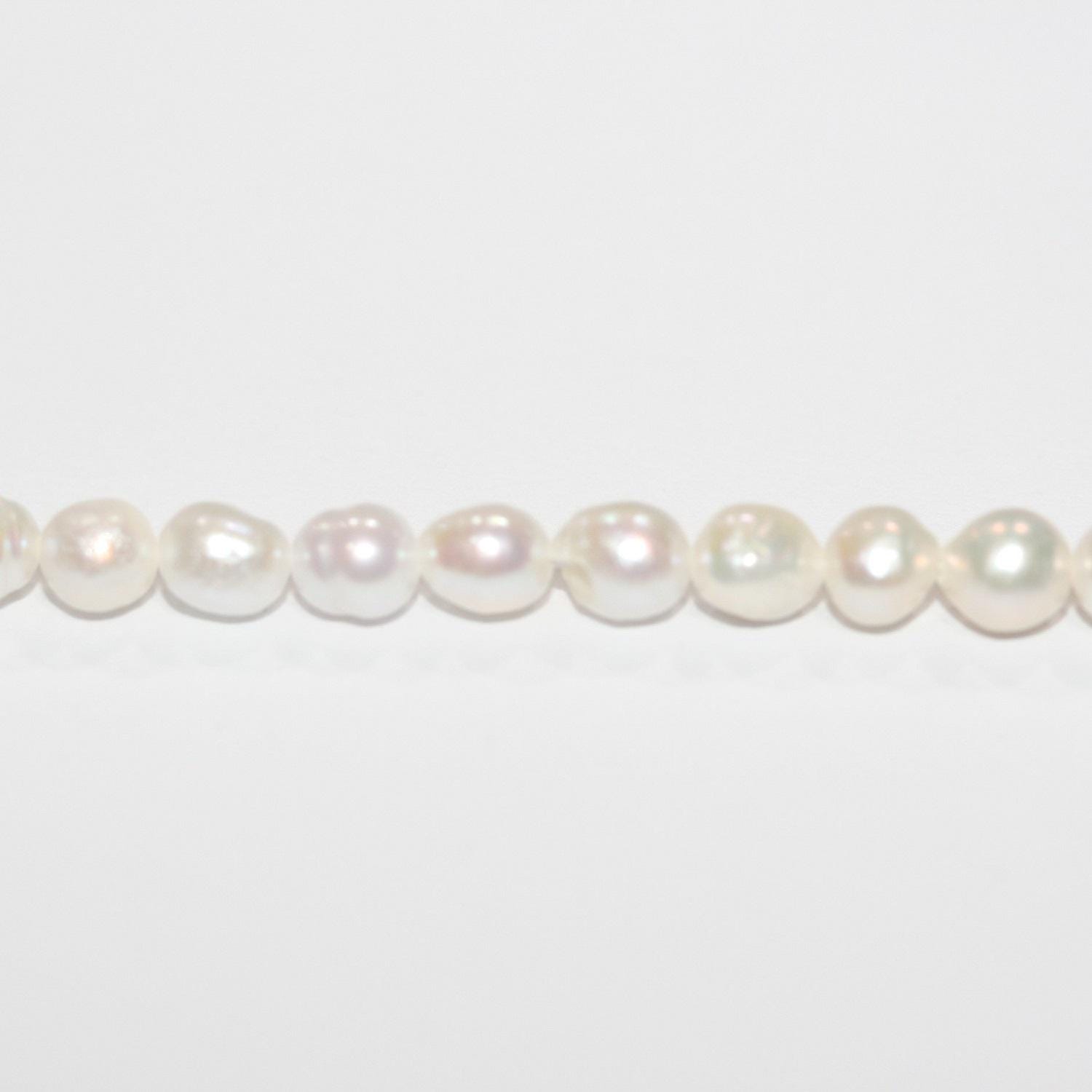 Perles baroques St de 15 pouces (4-4,5 mm) - Fil de 39 cm - Perles naturelles - Prix de gros