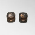 1 Pair Smoky Quartz Square 8mm Briolette Cut Cushion 8mm Natural Gemstone