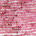 13.5" St Pink Tourmaline Round Beads 2mm.-Strand 35cm.