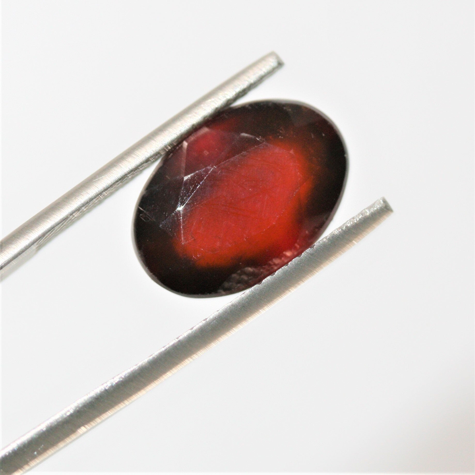 Grenat hessonite AAA de qualité supérieure, taille ovale, 15 x 10,9 mm (9,5 ct) - Perles et cabochons de pierres précieuses