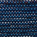 Perles rondelles lisses en hématite bleue St, 16 pouces, 2 x 1,5 mm, fil de 40 cm
