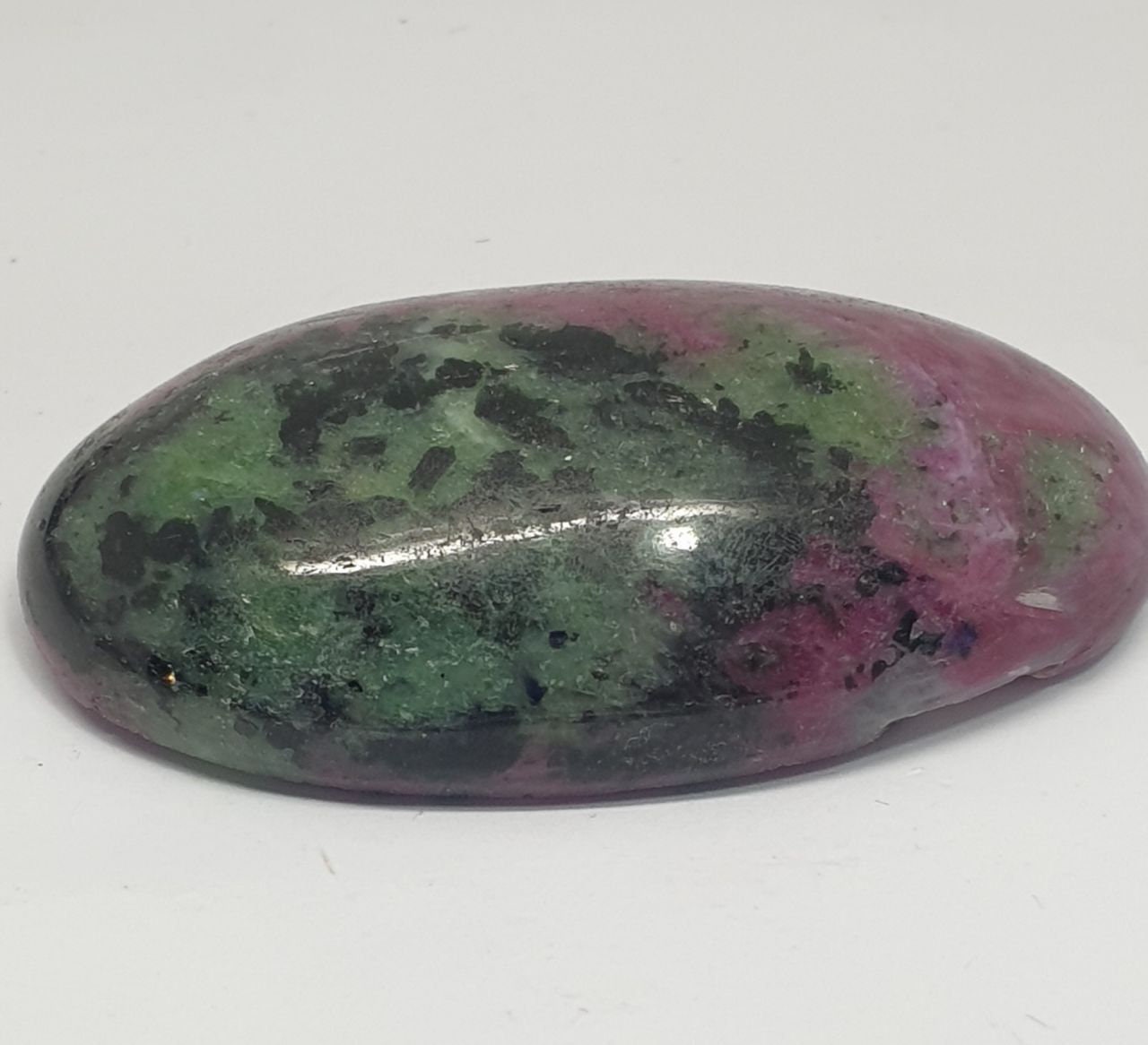 HUGE museum Piece Ruby Zoisite Oval Cabochon 49.3x29.2x13.3mm.-(171.66 ct) Natural Untreated Gemstone