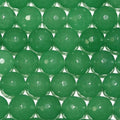 14" St Green Aventurine Faceted Round Beads 10mm.-Strand 38cm