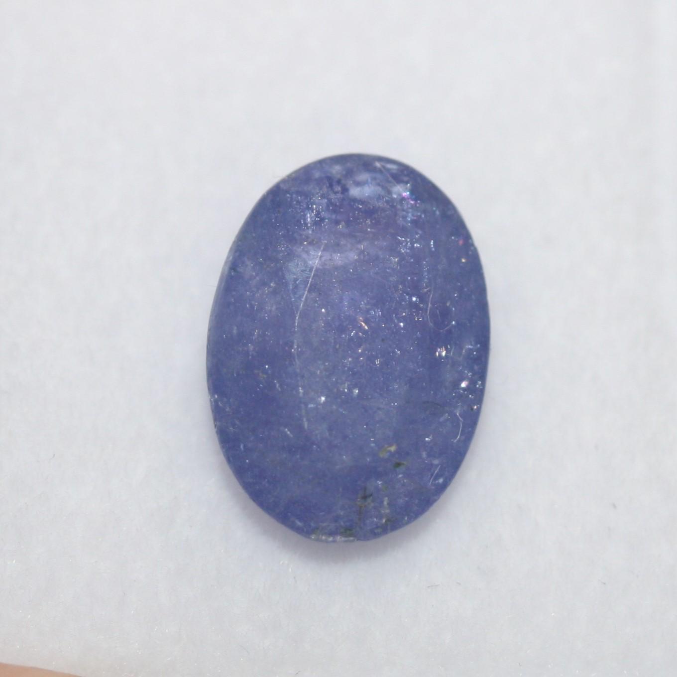 Tanzanite ovale à facettes 12,2 x 8,7 mm 4,88 ct - Pierre précieuse naturelle - Véritable tanzanite - Fournisseur de bijoux - Bleu profond
