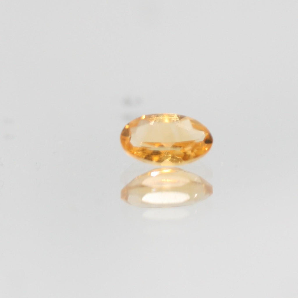 Lote Citrino Facetado Ovalado 5x3mm. (5CT).