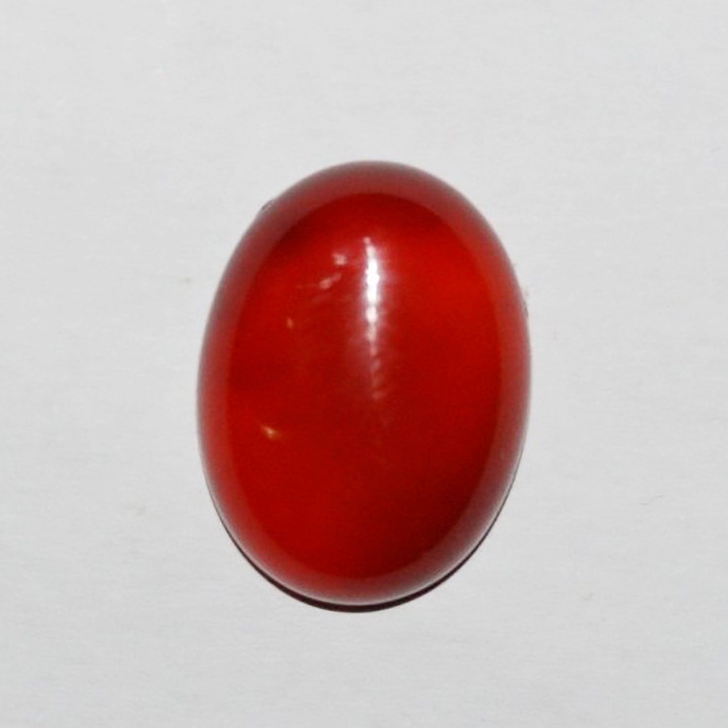 Lote de 6 cabujones ovalados de cornalina de 20 x 15 mm (6 piezas)