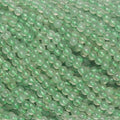 16" Cuentas Redondas Lisas de Aventurina Verde St 2mm.-Hilo 40cm.