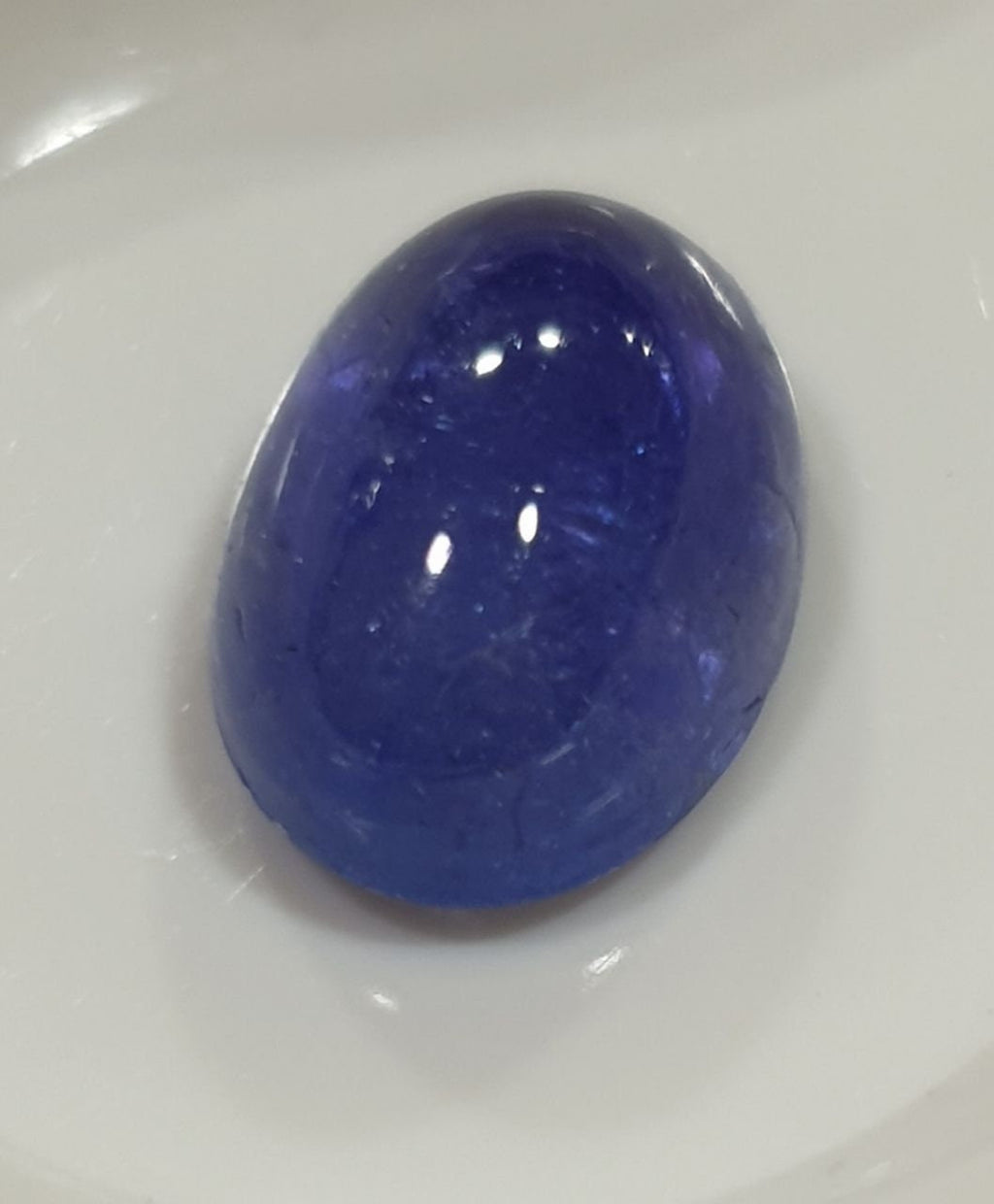 Tanzanite Oval Cabochon 14.6x10.2mm.-(9.07ct)- Natural From Tanzania