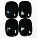 Lote de 4 cabujones cuadrados de ónix de 20 x 15 mm. (4 uds.)