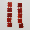 10Pcs Lot Carnelian Flat  Cabochon 8.5mm. (10 Pieces)