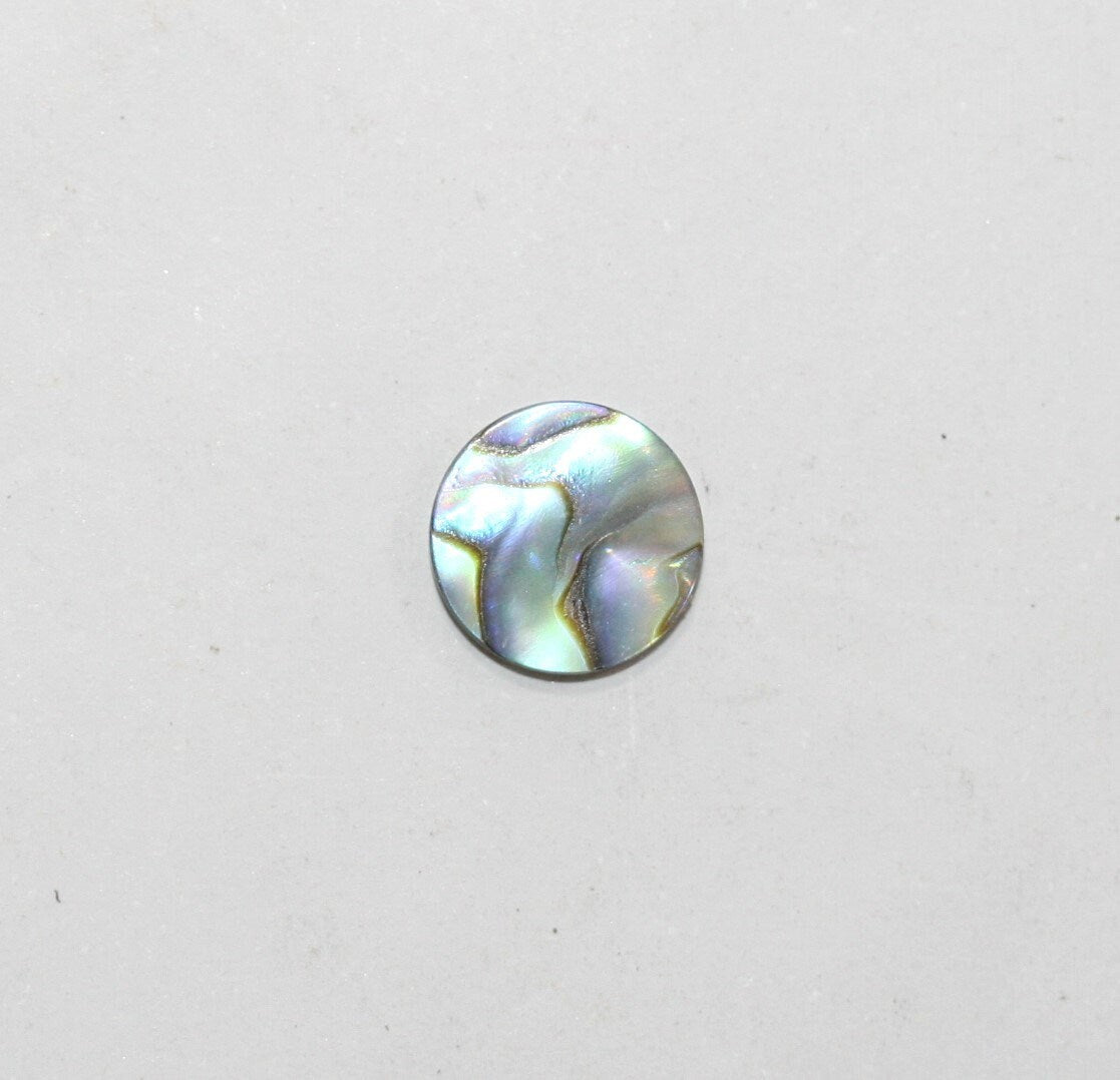 10Pcs Lot Paua Shell Round Flat Cabochon 10mm (10 pcs)
