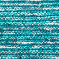 13" St Blue Topaz Faceted Rondelle 3x2mm.-Strand 34cm