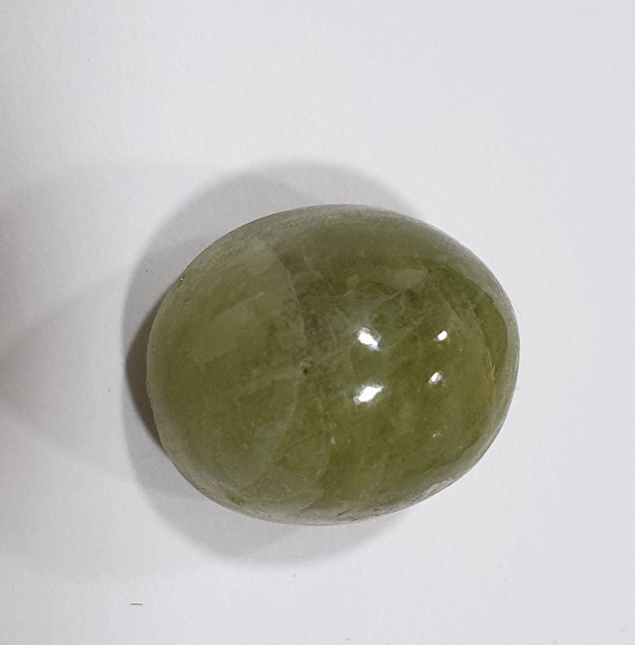 Green Sapphire Oval Cabochon 13.5x11.5mm.(14.7ct.).