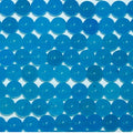 Perles rondes lisses en jade bleu de 40 cm (16 pouces), 8 mm de diamètre. Fil de 40 cm (40 pouces).