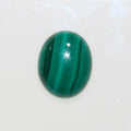 Lote de 8 cabujones ovalados de malaquita (8 piezas) de 8 x 6 mm