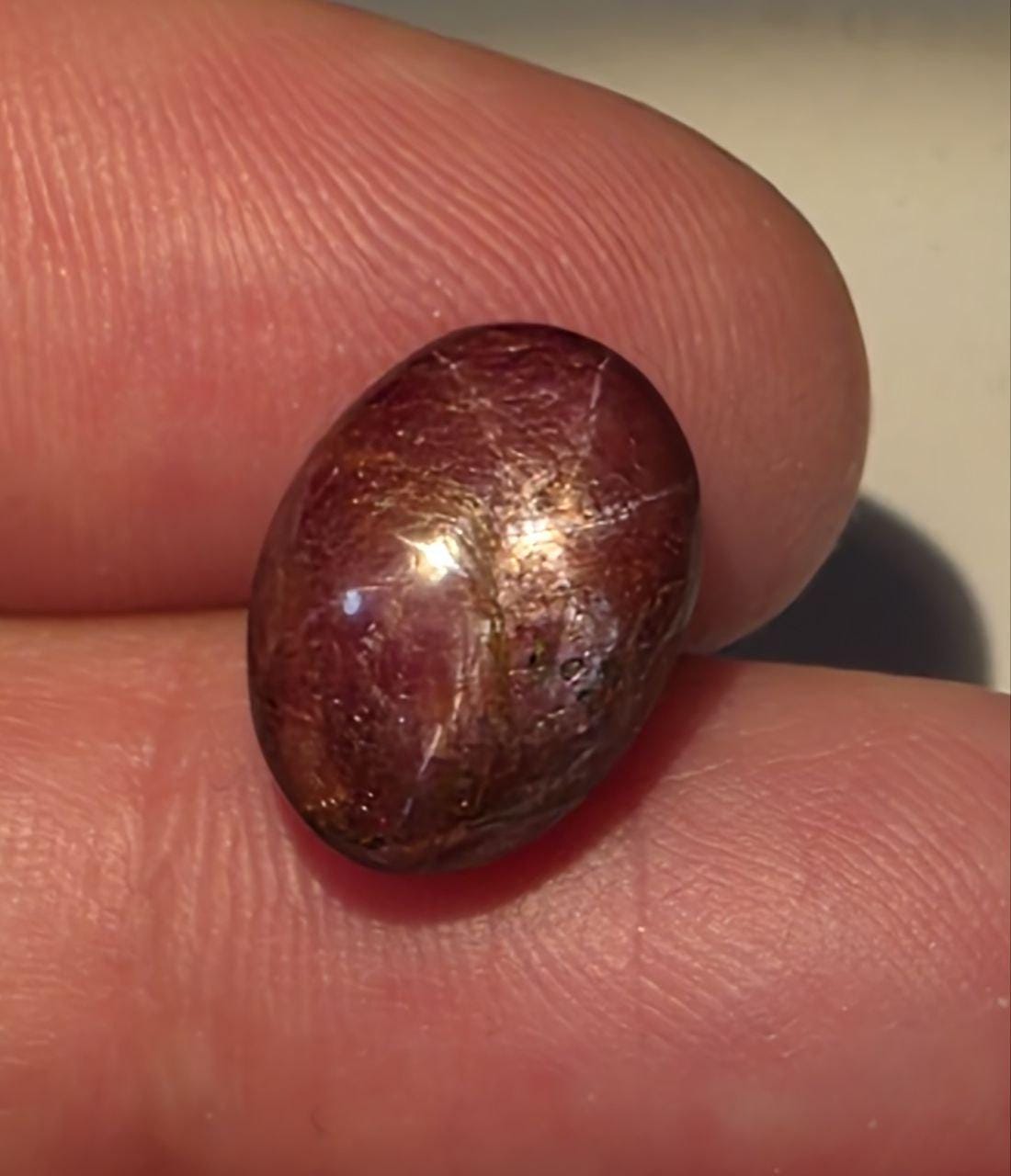 Untreated Ruby Cabochon 14x10.5mm. (10.34ct.) - Natural Gemstone - Gems For Jewelry