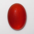 Lote de 6 cabujones ovalados de cornalina de 18 x 13 mm. (6 uds.)