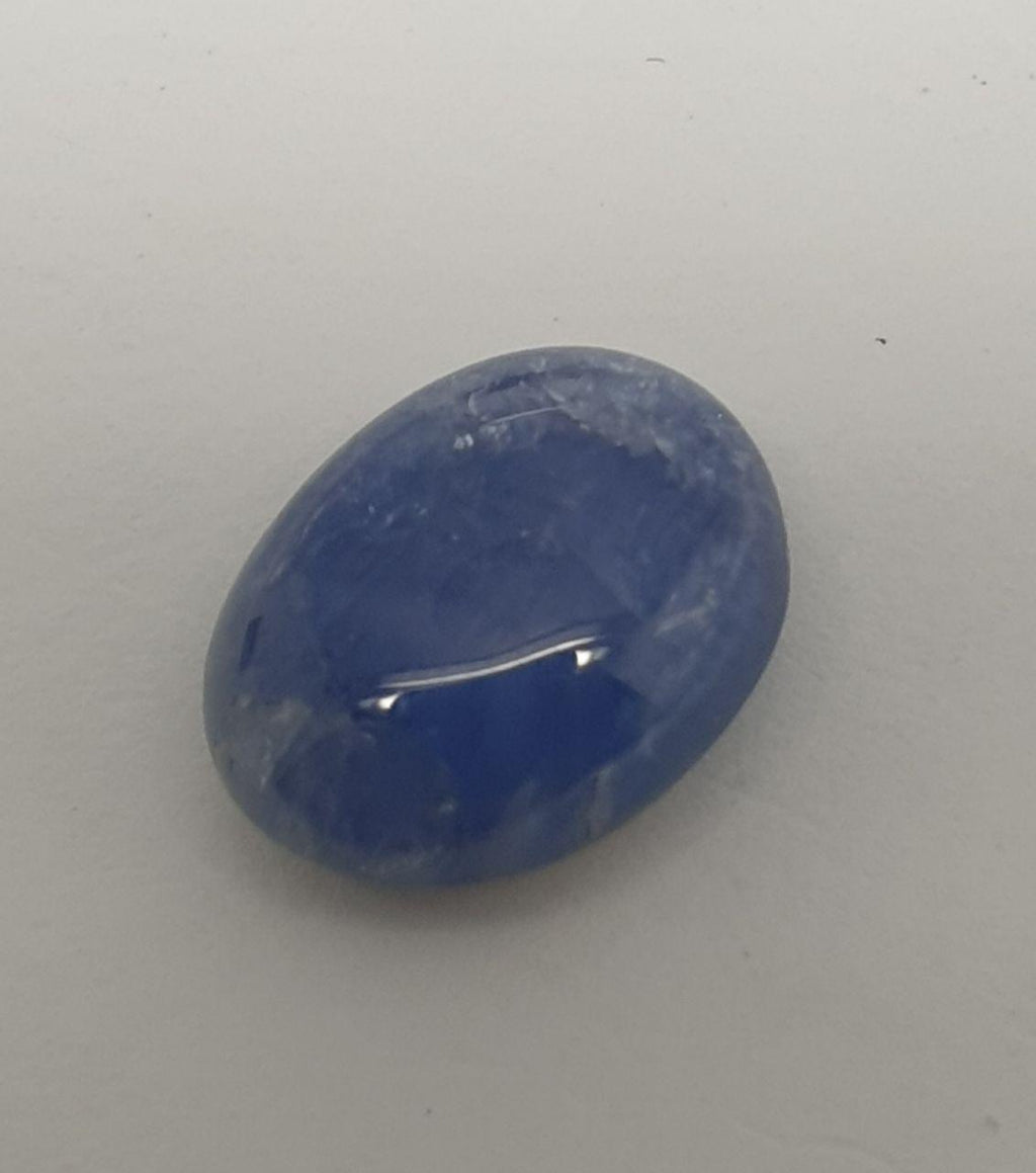 Blue Sapphire Oval Cabochon.12x9.2mm. (6.5ct.) - Gemstone Wholesaler