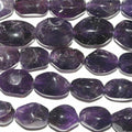 14" St Amethyst Faceted Nugget Beads 16x12mm.Approx.-Strand 38cm