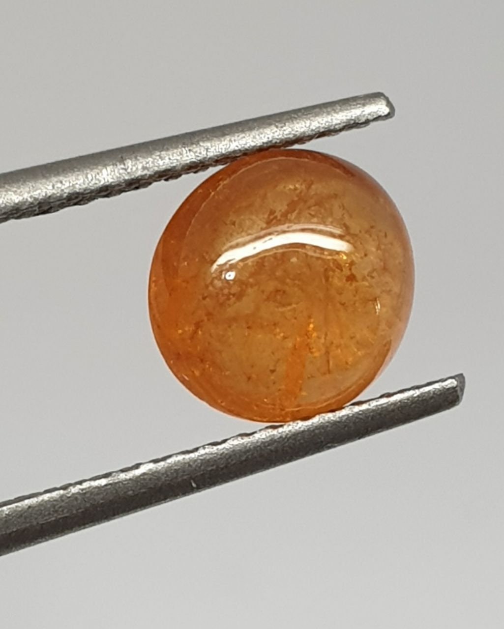 Orange Spessartine Fanta  Garnet Oval Cabochon 7.6x7.3mm(2.2ct.)