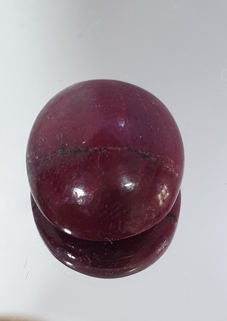 Natural Untreated Ruby Cabochon 16.3x13.2mm 13.7ct Natural Gemstone Gems For Jewelry