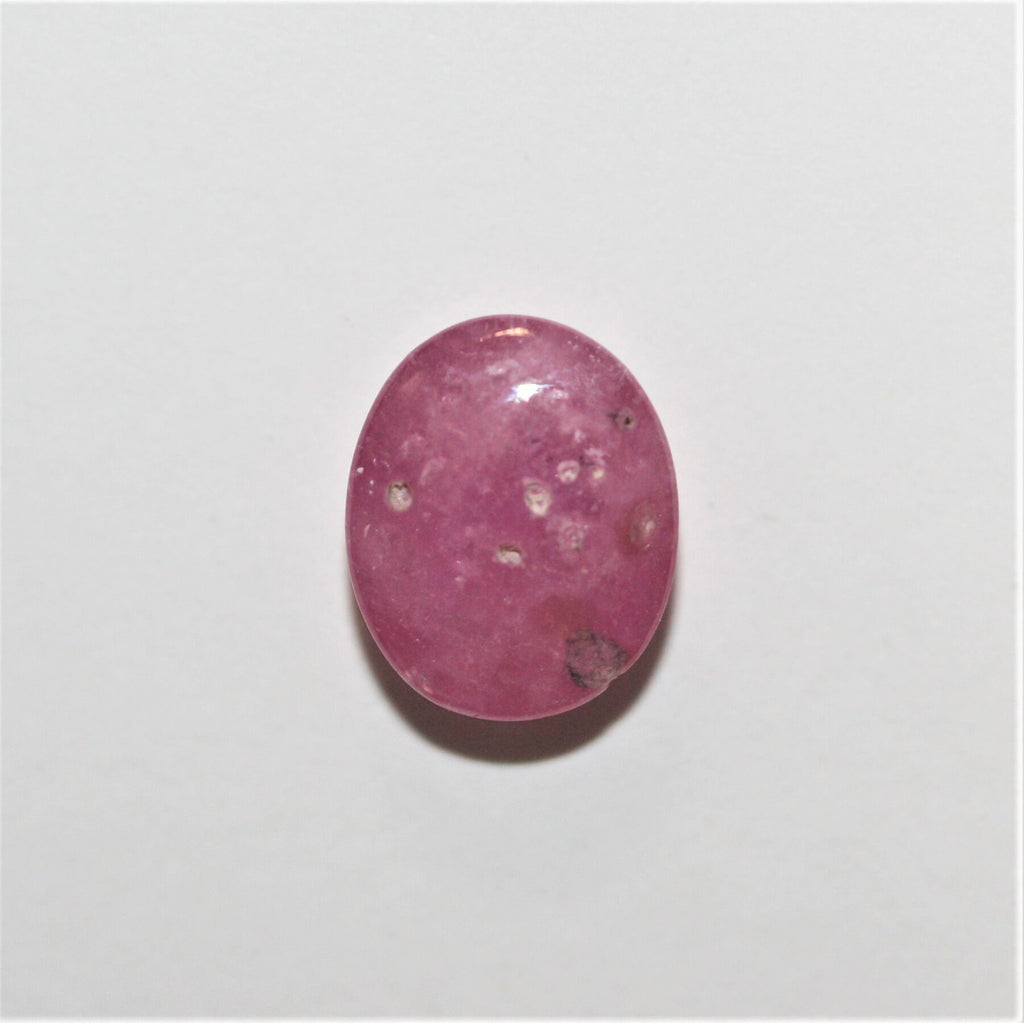 Pink Sapphire Smooth Oval Cabochon 11x9mm. (4.78 ct.)