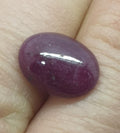 Top color Natural Untreated Ruby Cabochon 12.4x9.6mm 6.5ct Natural Gemstone Gems For Jewelry