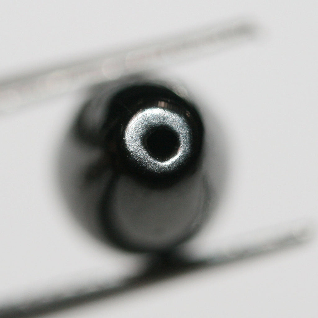 Lote de 4 piezas de aros lisos perforados a chorro, 15 x 8 mm (2 pares) - Artículo 1410