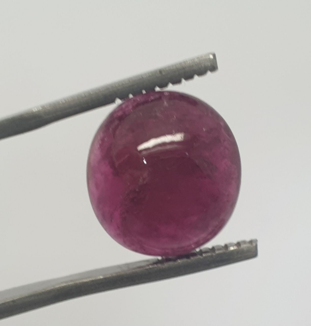 Pink Tourmaline Rubellite Oval Cabochon 12.5x11.5mm 6.2ct Natural Gemstones