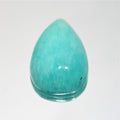 Deep Blue Amazonite Drop Cabochon 32.8x22.3mm 54.44ct Top Color Designer Cabochon