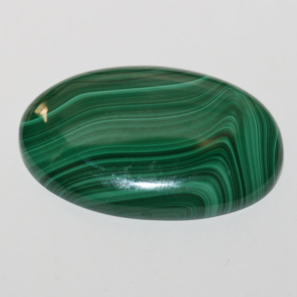 Malachite Oval Cabochon 41x26mm.(88.7ct)