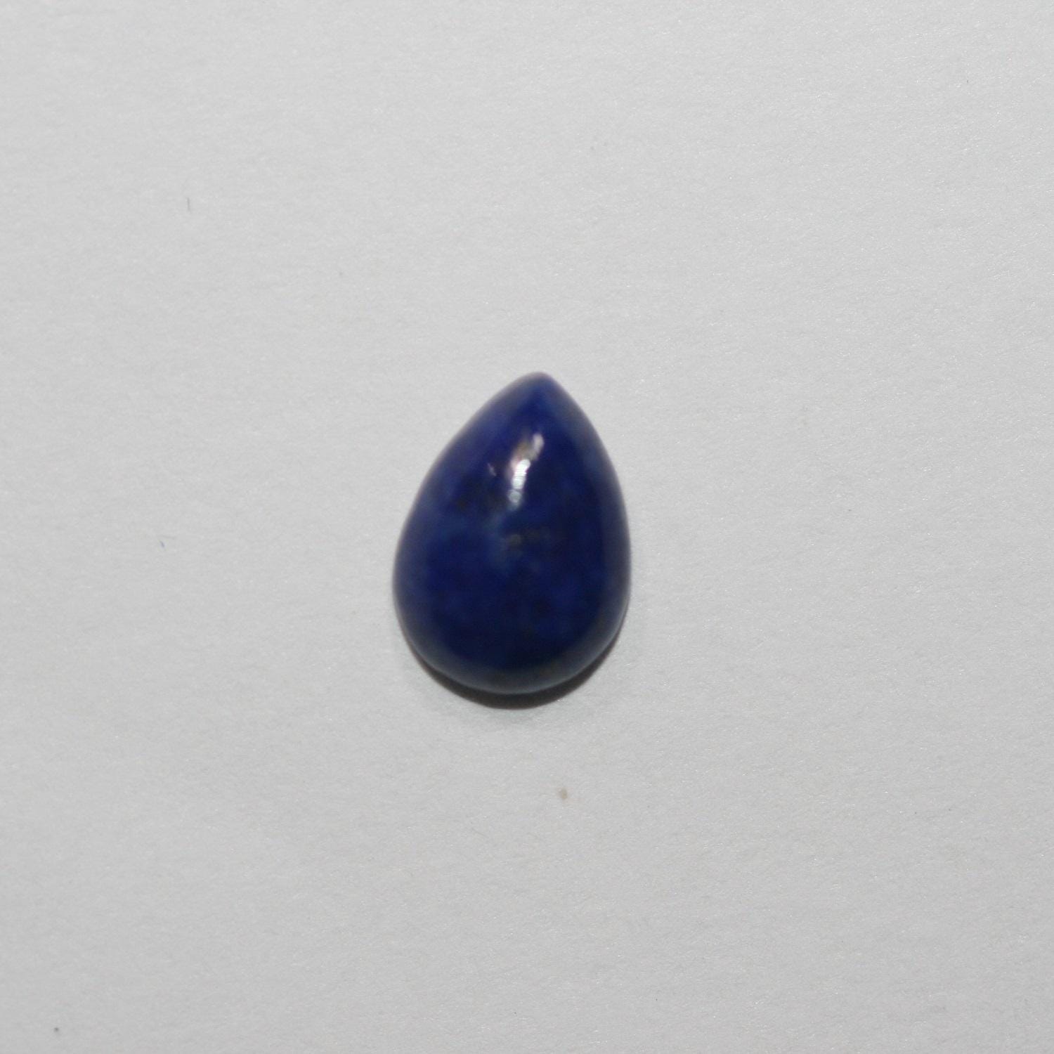 Lapis Lazuli Drop Smooth Cabochon 7x5mm approx.- (10 Pieces)