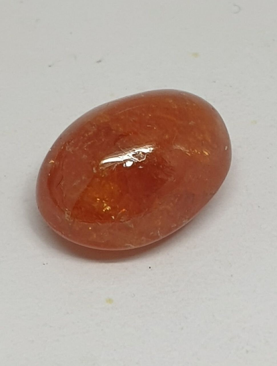 Spessartite Garnet Oval Cabochon 12.2ct  14.1x10.5mm Fanta Garnet Orange Garnet Spessartite Garnet- Untreated Gem