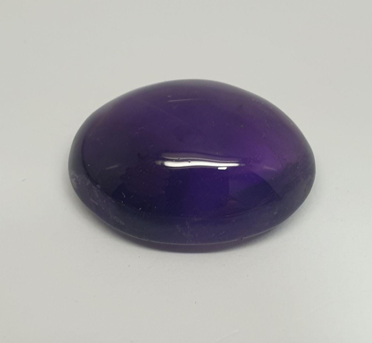Top Quality African Amethyst Oval Cabochon 23.1x17.3x16.5mm.-(26ct).