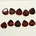 10 Pcs Lot Garnet Faceted Drop 6mm. (10 Pieces)