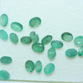 Lote de Esmeralda Facetada Ovalada 4,5x3,5mm.(20 Piezas)