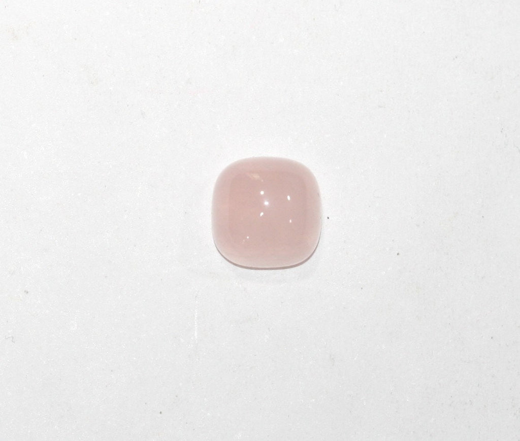 10 Pcs Lot Rose Quartz Square Cabochon 10mm. (10 pcs).
