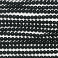 Cuentas redondas de turmalina negra de 16" (10 mm) - Hilo de 40 cm