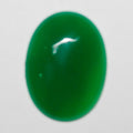 1Pcs Green Agate Oval Cabochon 40x30mm