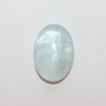 Natural Aquamarine 15.5x11mm Oval Cabochon. Aquamarine 10.2 Cts Oval Cabochon.
