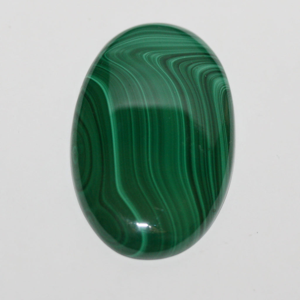 Malachite Oval Cabochon 41x26mm.(88.7ct)