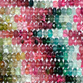 13.5" St Tourmaline Faceted Rondelle 4x2mm.-Strand 35cm