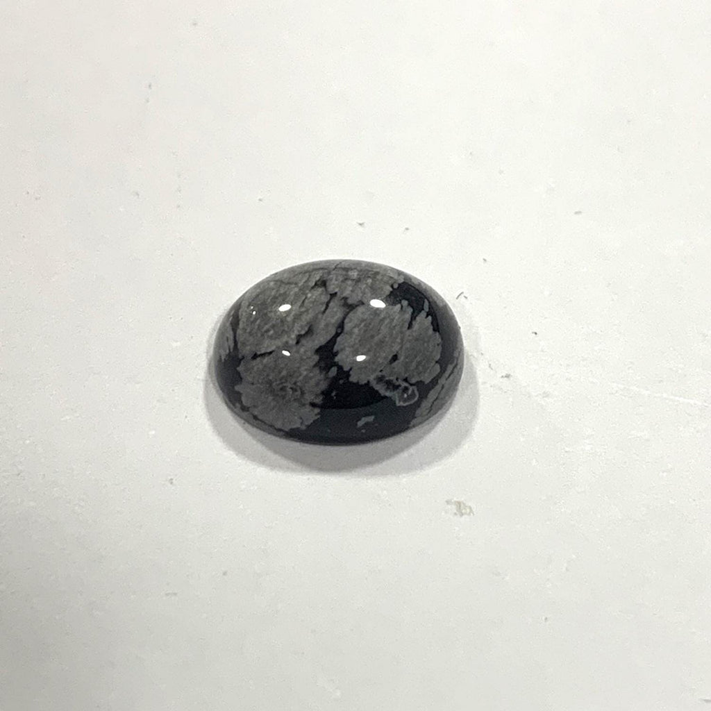 10 Pcs Obsidian Oval Nevada Cabochon (10Pcs) 10x8mm.