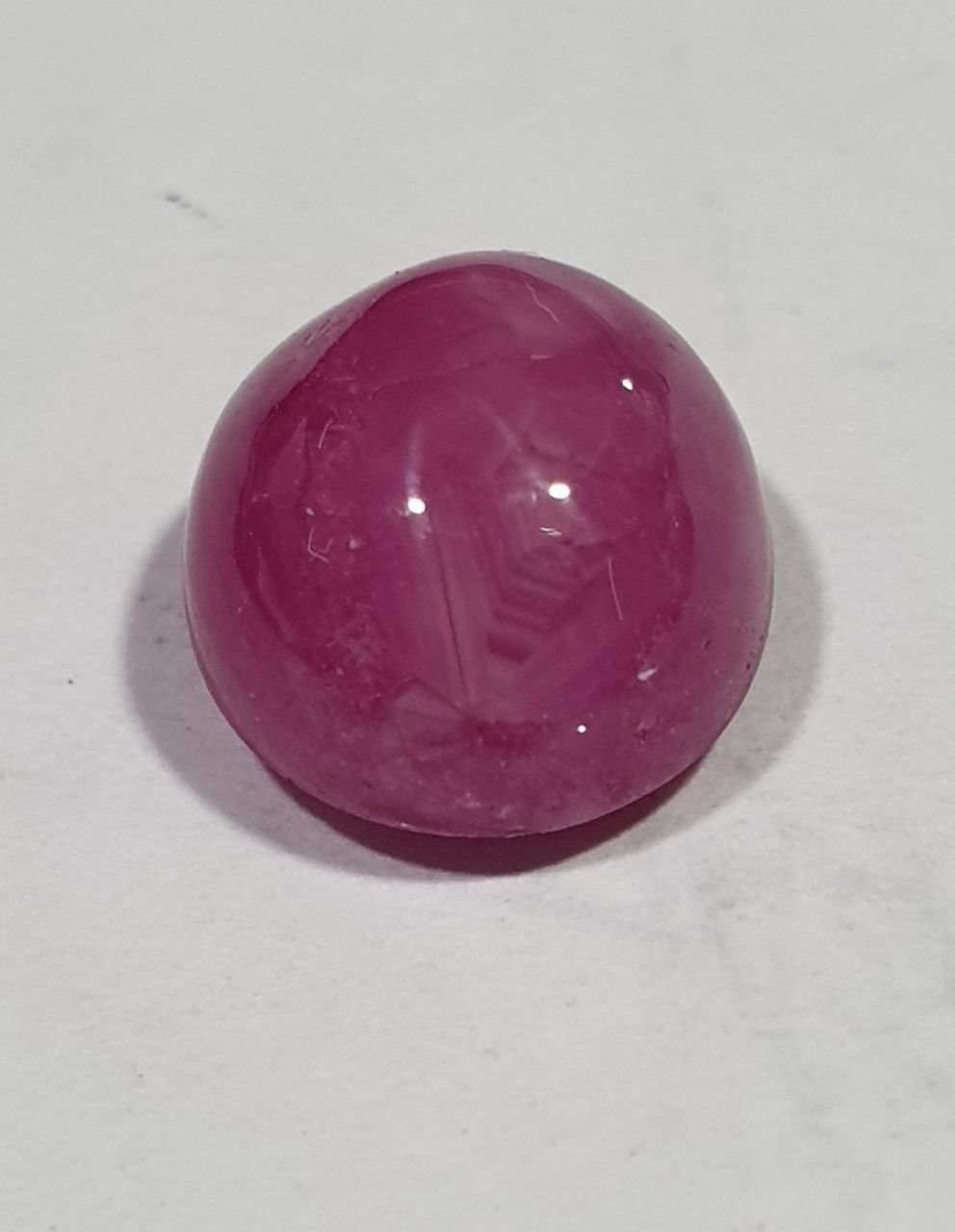 Pink Sapphire Oval Cabochon 10x7.8mm.(4.97ct.)-Natural Gems-Wholesale