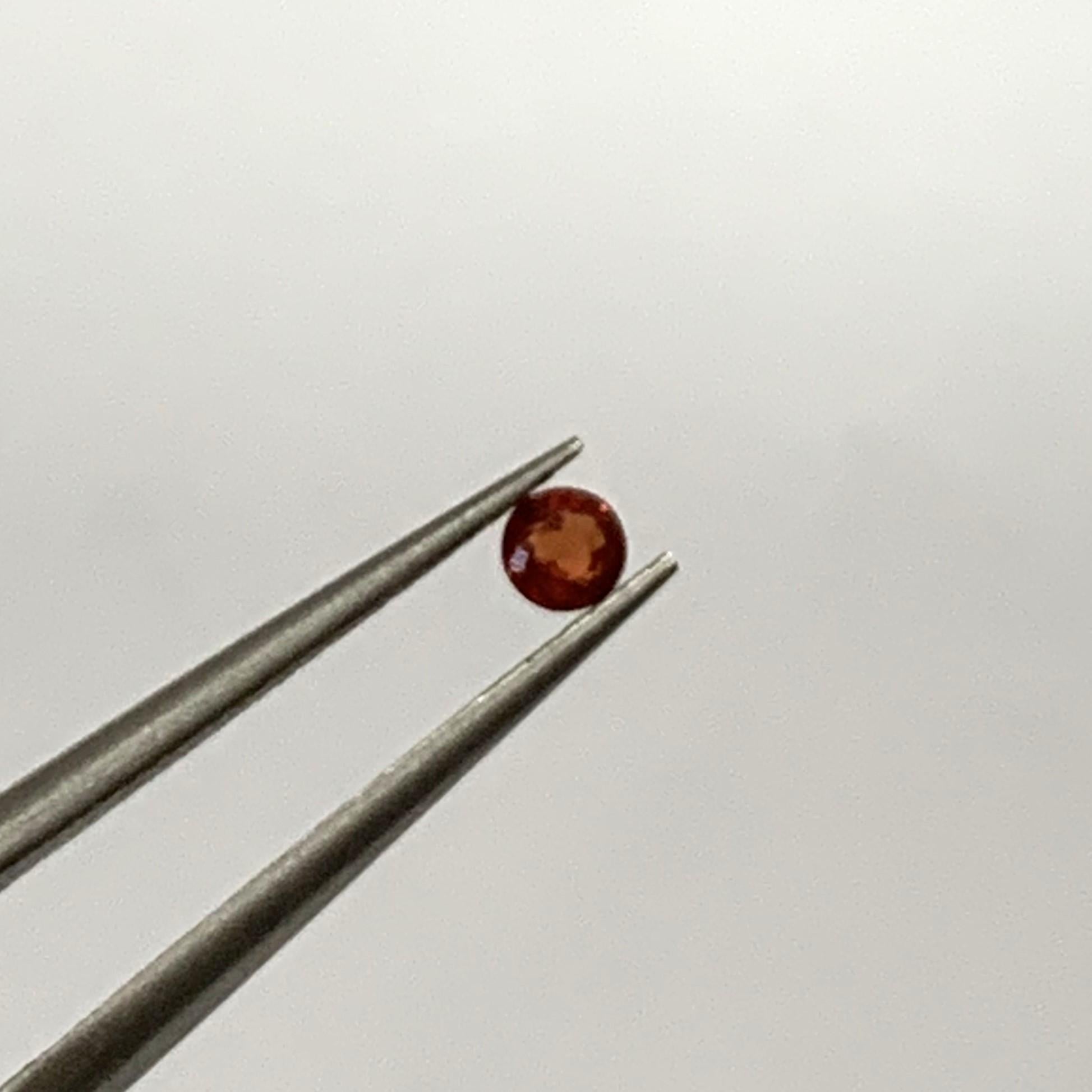 Lot de 12 saphirs multicolores à facettes rondes de 2,7 à 2,8 mm - Pierres précieuses en vrac - Prix de gros - Gemmes naturelles